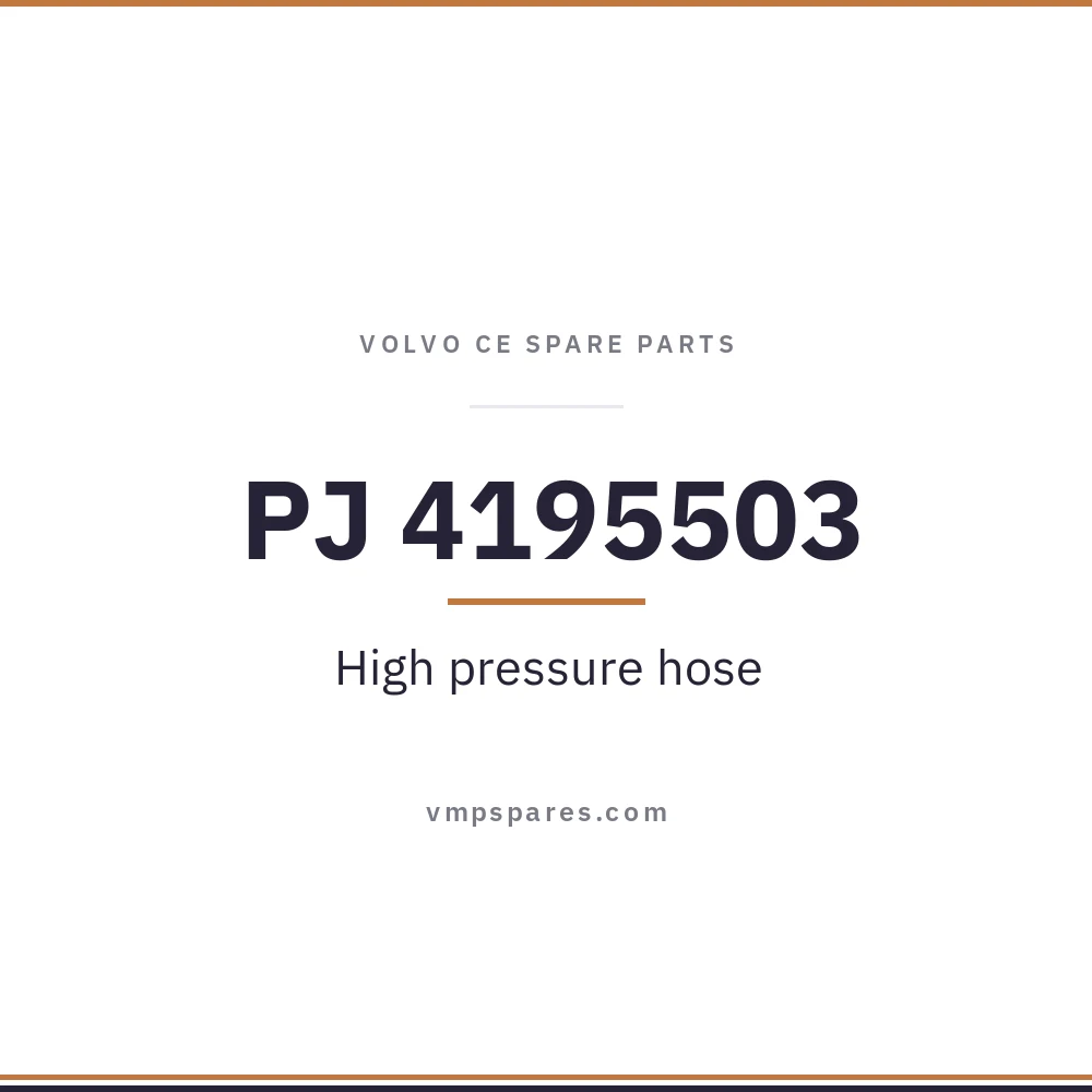 PJ 4195503 – High pressure hose