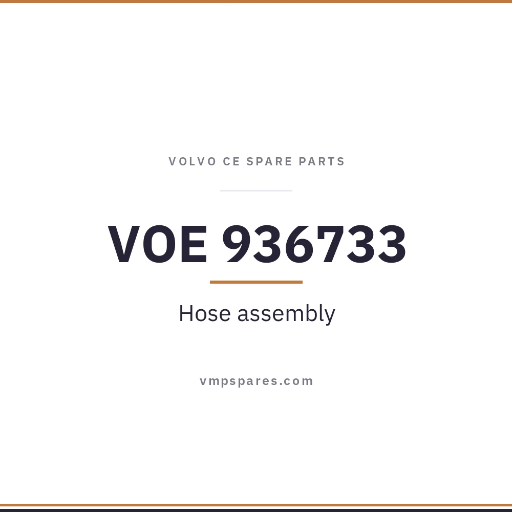 VOE 936733 – Hose assembly