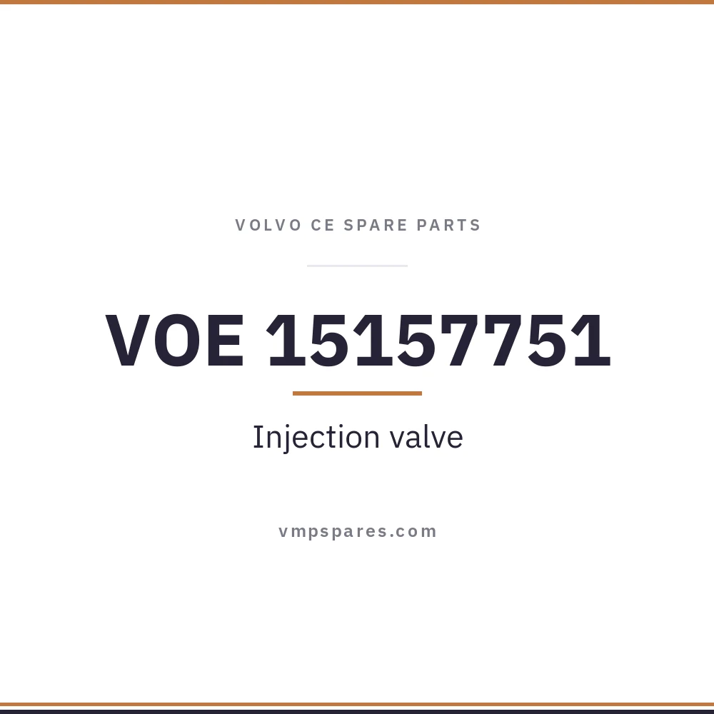 VOE 15157751 – Injection valve