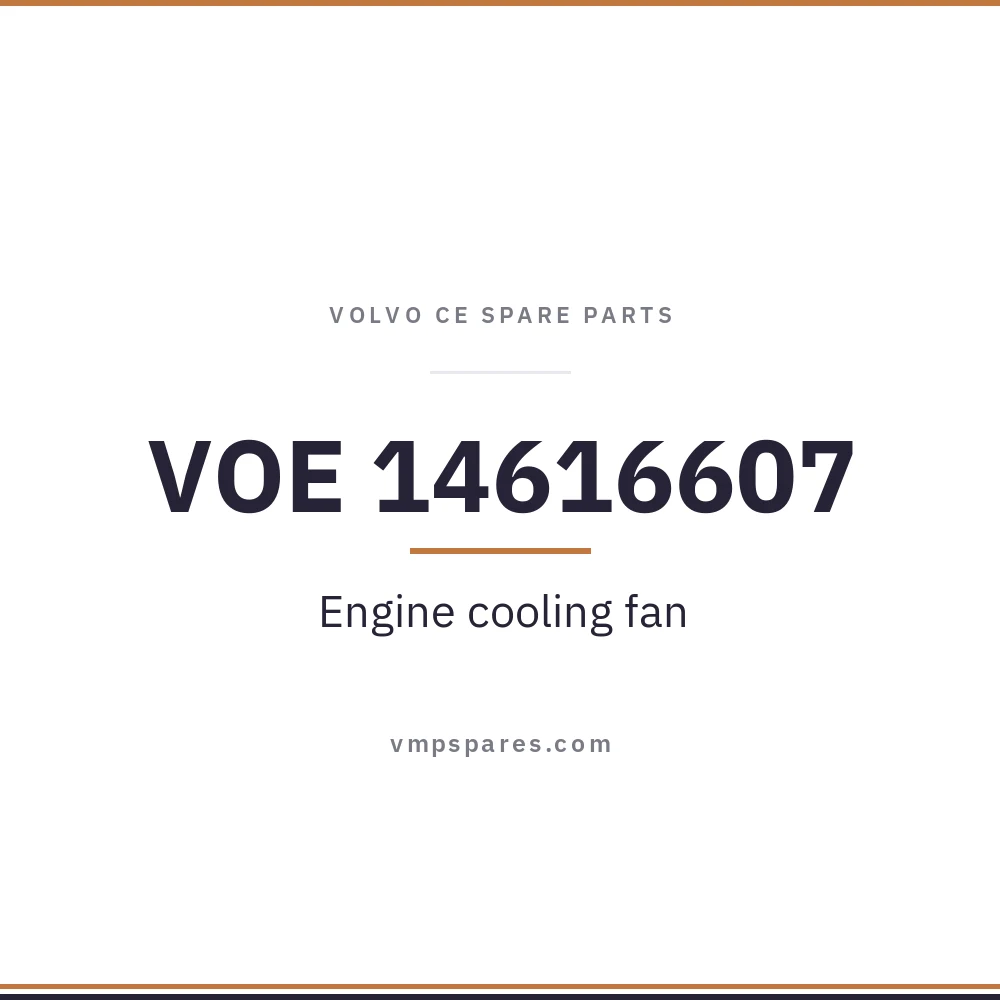VOE 14616607 – Engine cooling fan