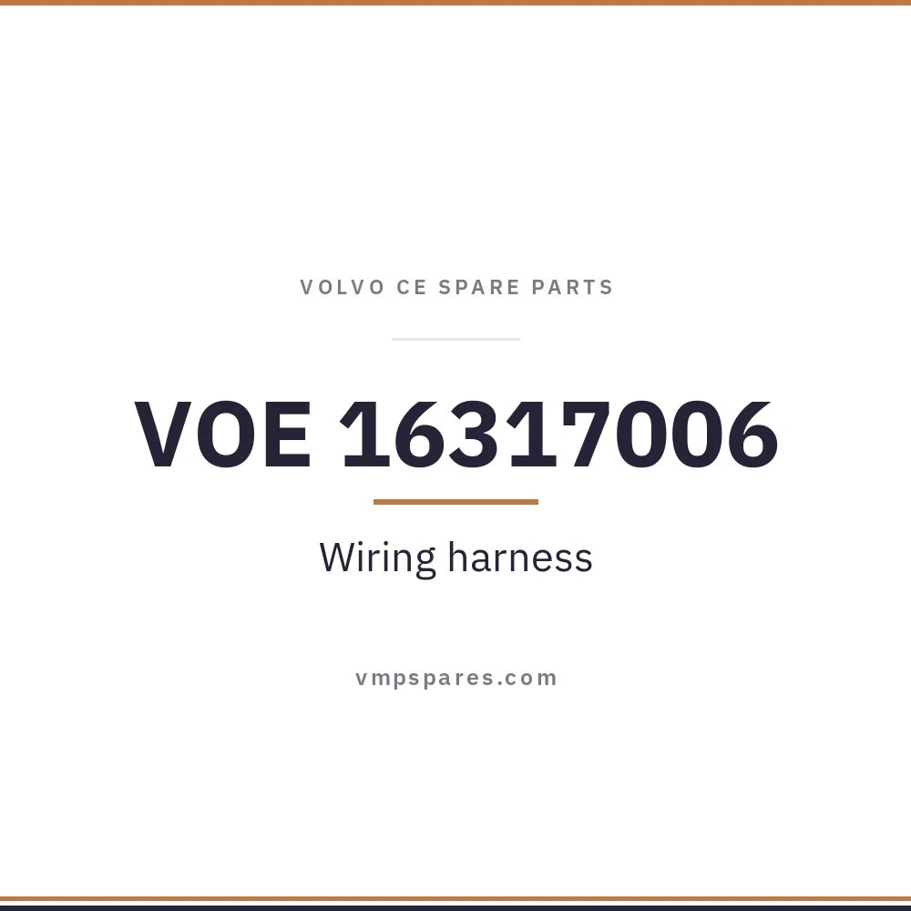 VOE 16317006 – Wiring harness