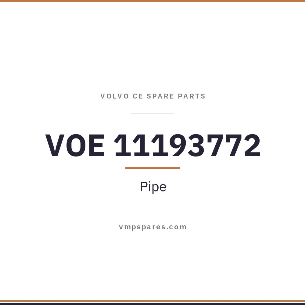 VOE 11193772 – Pipe