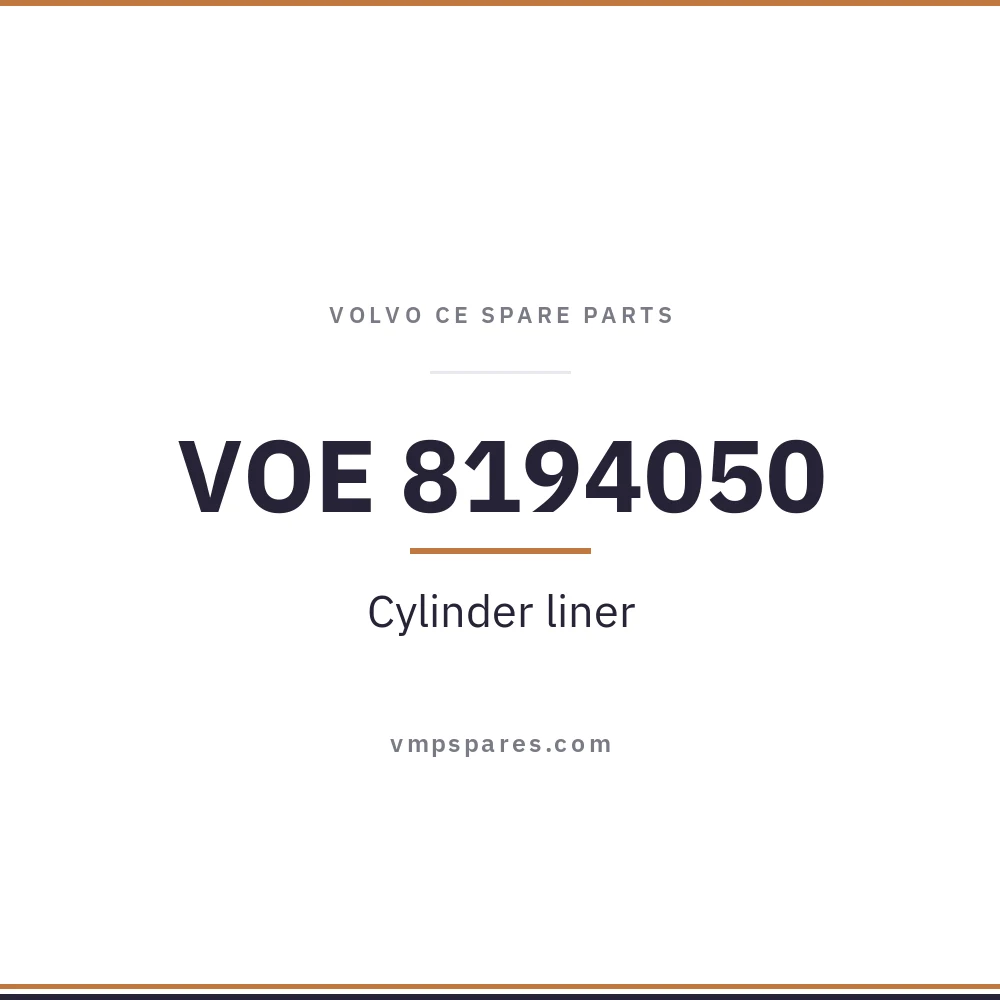 VOE 8194050 – Cylinder liner