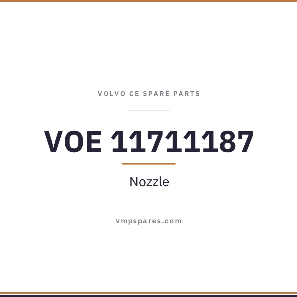 VOE 11711187 – Nozzle
