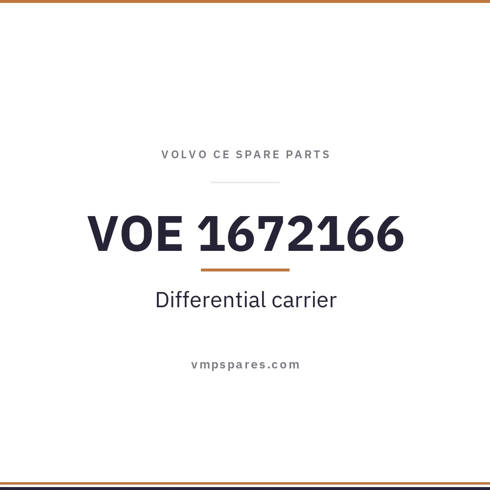 VOE 1672166 – Differential carrier