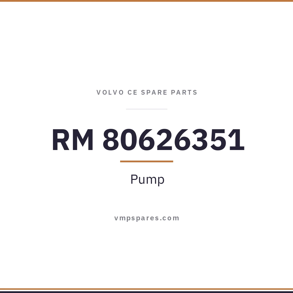 RM 80626351 – Pump