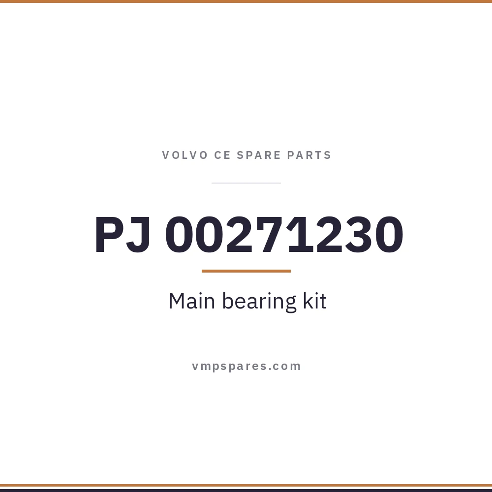 PJ 00271230 – Main bearing kit