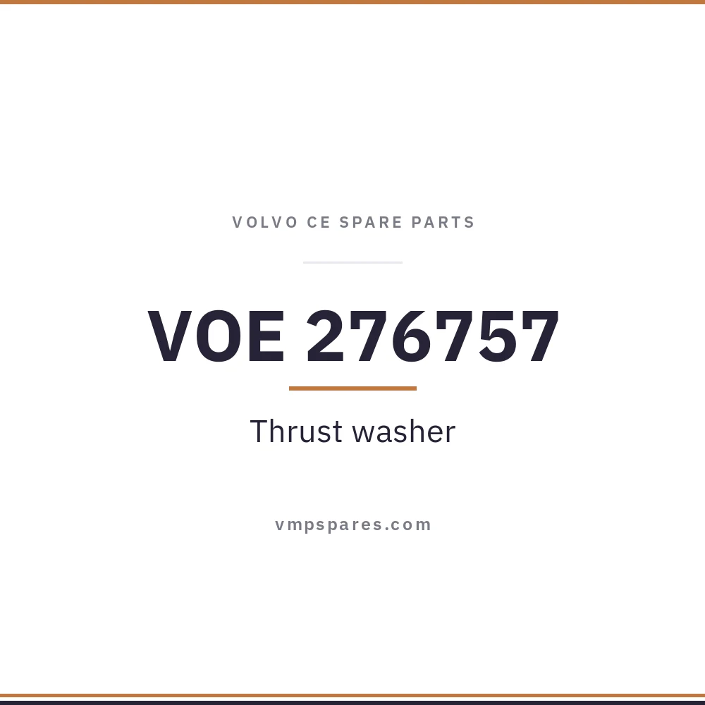 VOE 276757 – Thrust washer