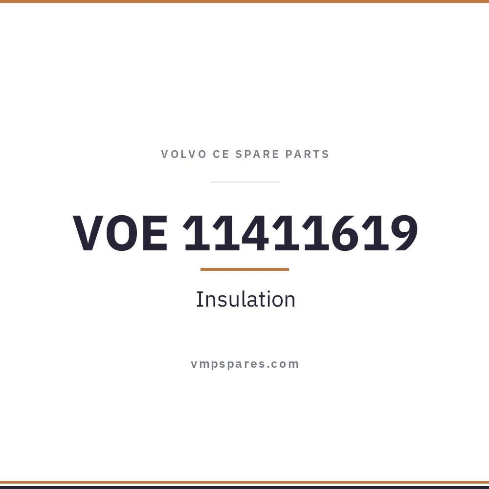VOE 11411619 – Insulation