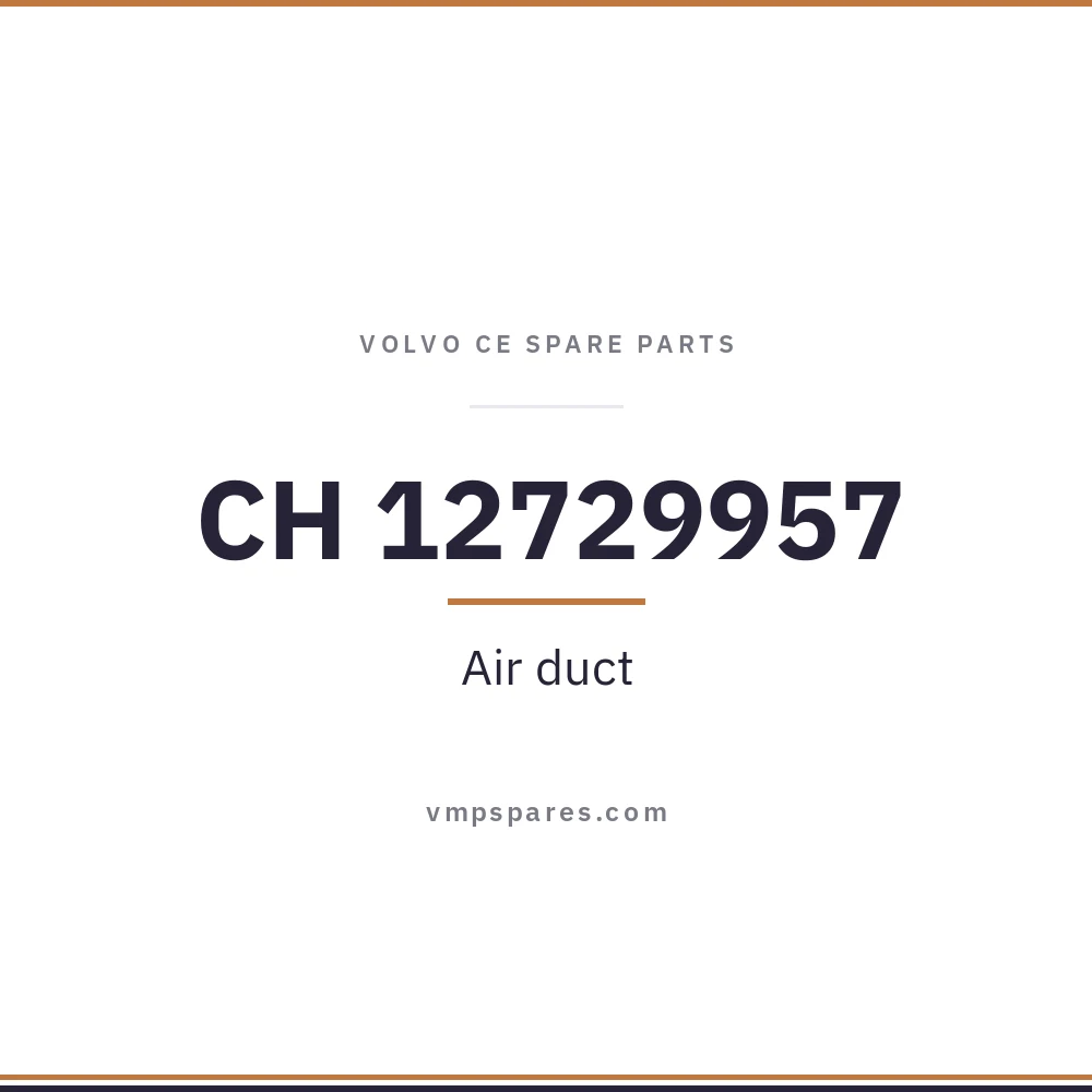 CH 12729957 – Air duct