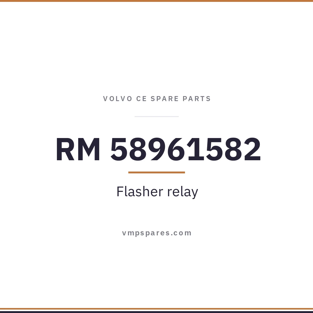 RM 58961582 – Flasher relay