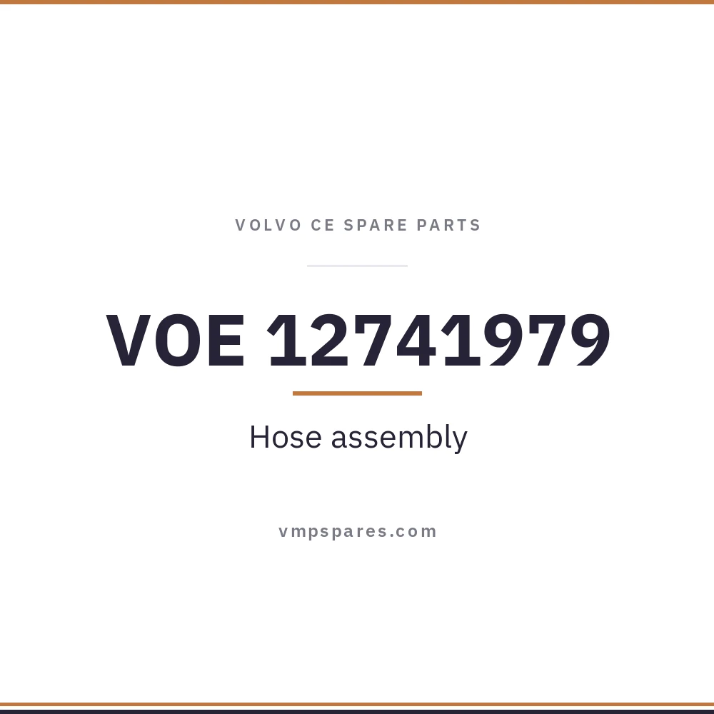 VOE 12741979 – Hose assembly
