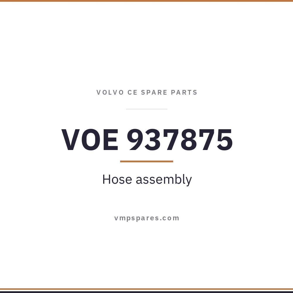 VOE 937875 – Hose assembly