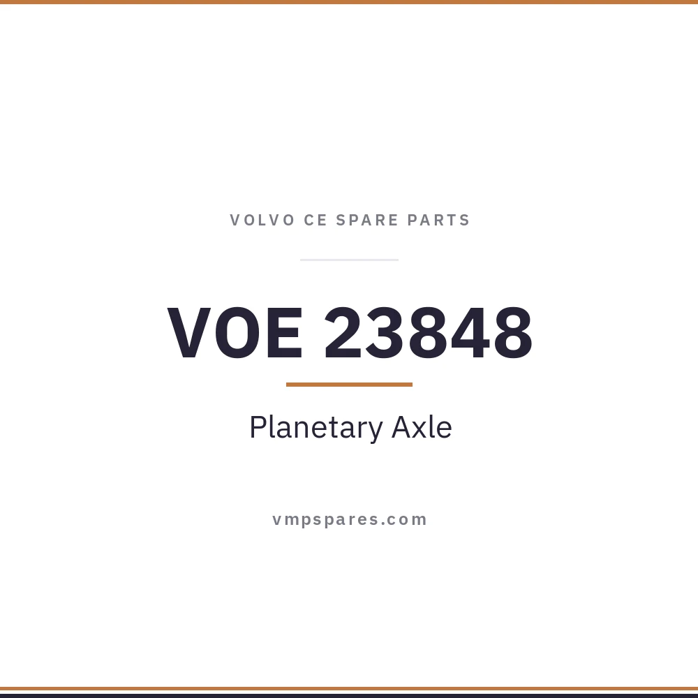 VOE 23848 – Planetary Axle