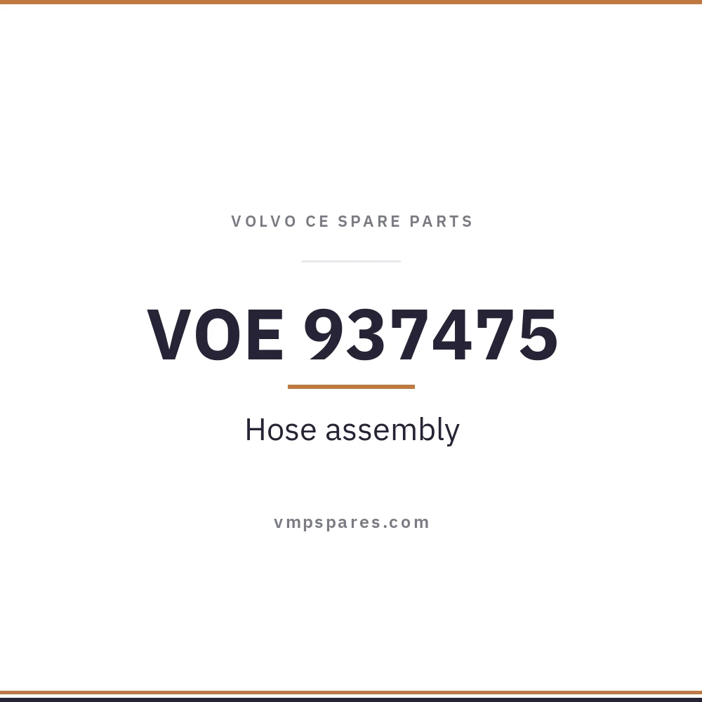 VOE 937475 – Hose assembly