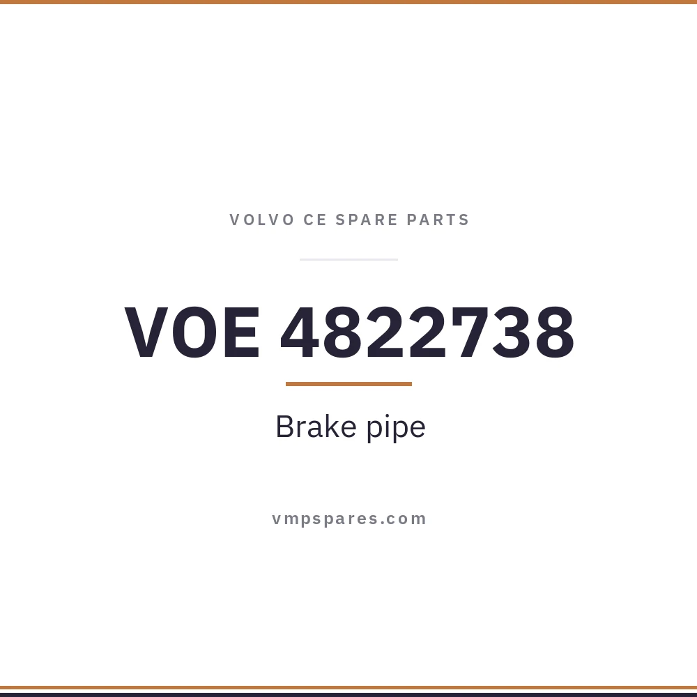 VOE 4822738 – Brake pipe