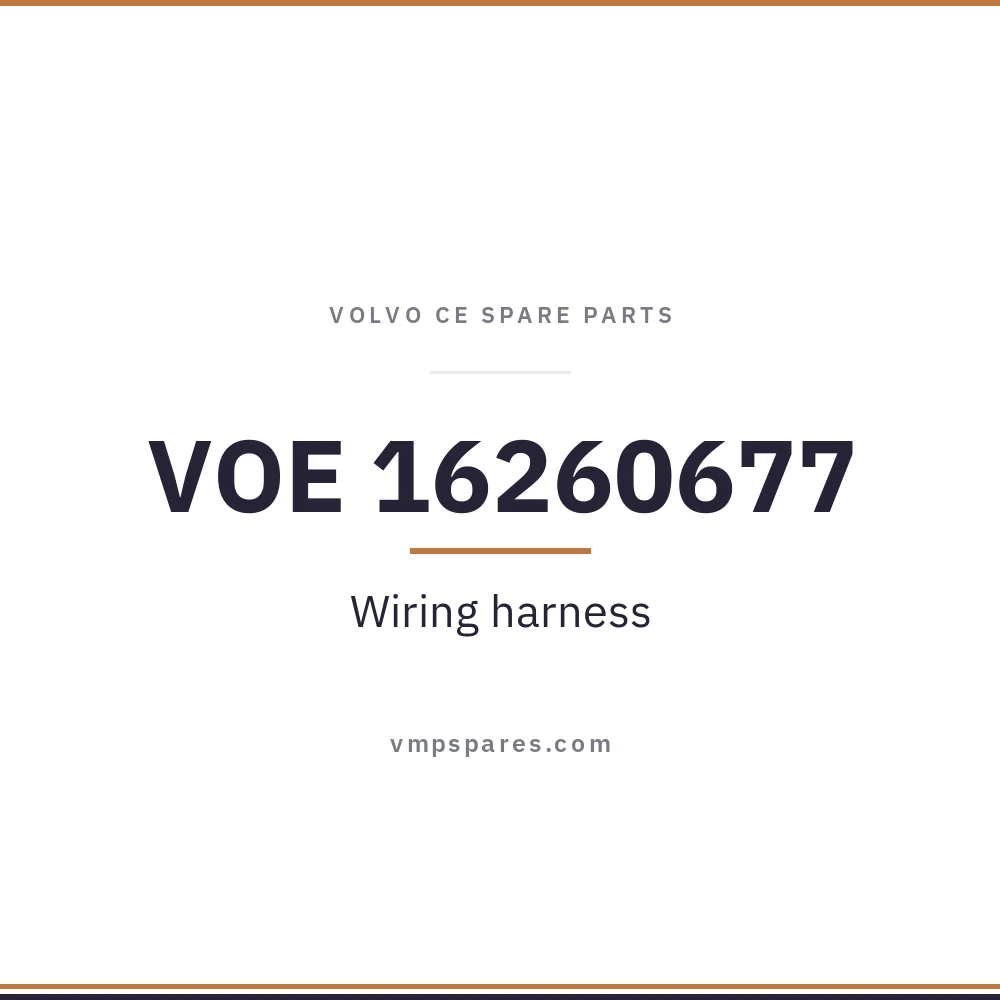 VOE 16260677 – Wiring harness