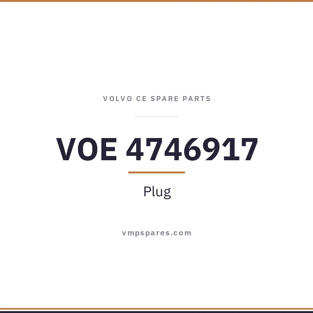 VOE 4746917 – Plug