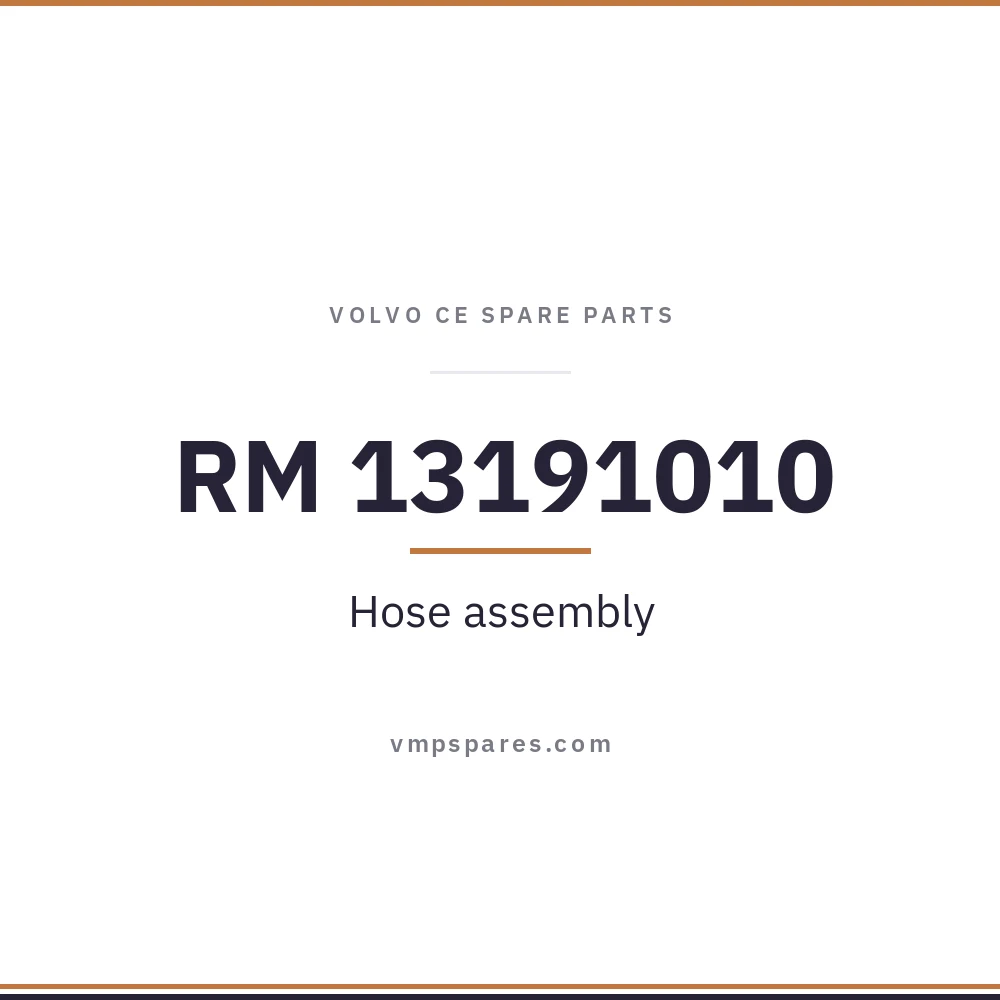 RM 13191010 – Hose assembly