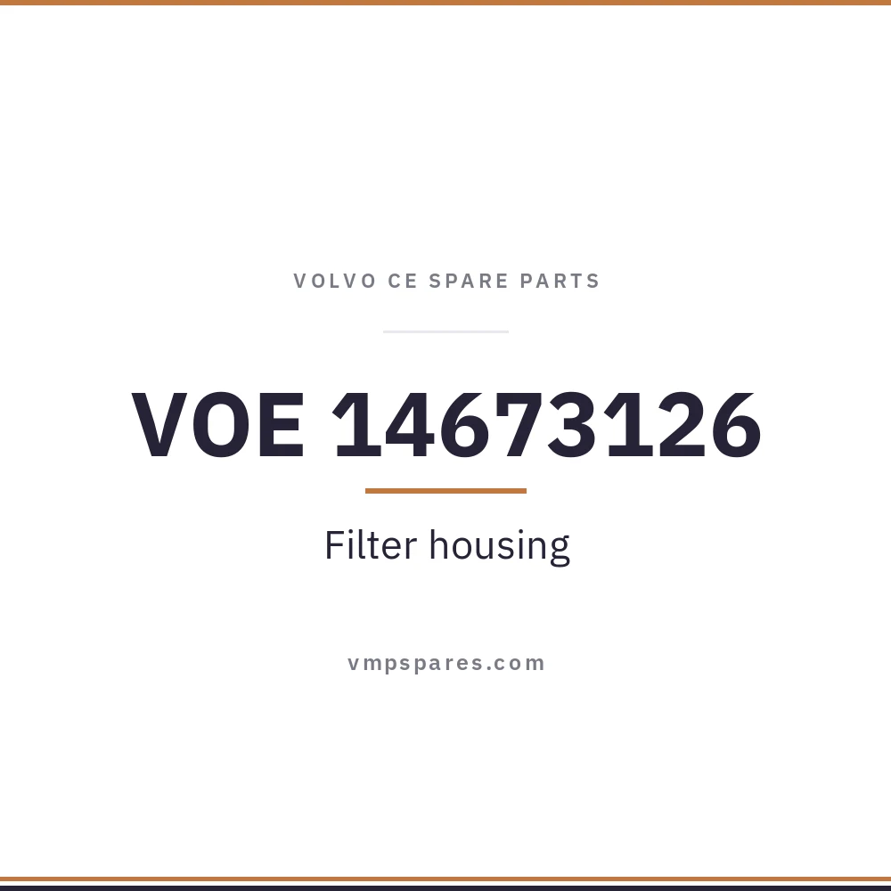 VOE 14673126 – Filter housing