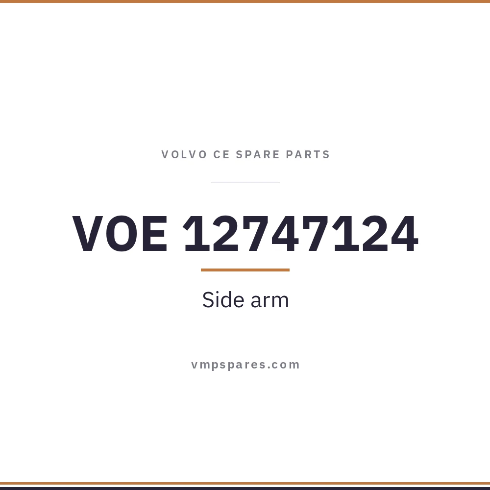 VOE 12747124 – Side arm