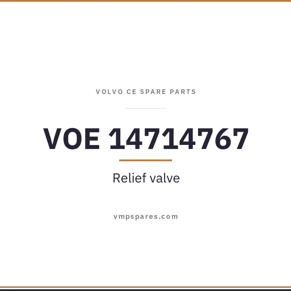 VOE 14714767 – Relief valve