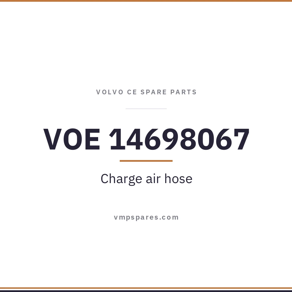 VOE 14698067 – Charge air hose