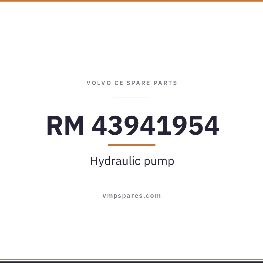 RM 43941954 – Hydraulic pump