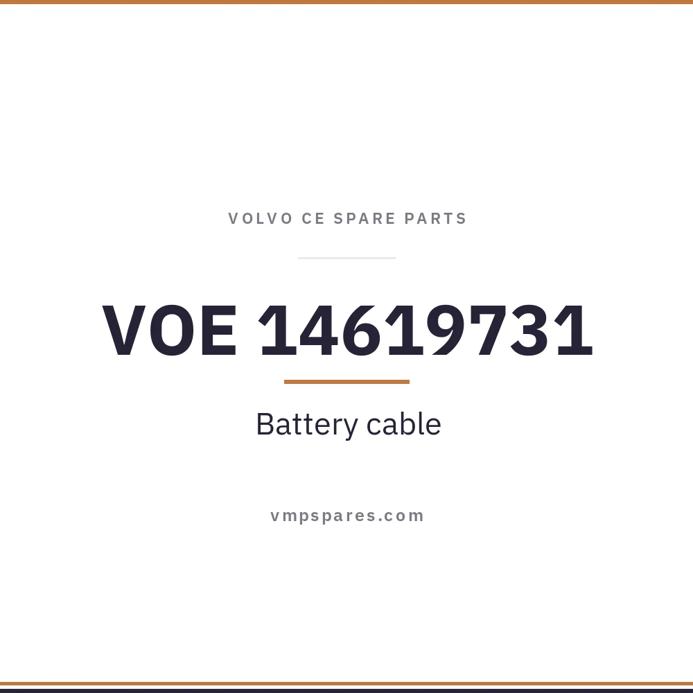 VOE 14619731 – Battery cable