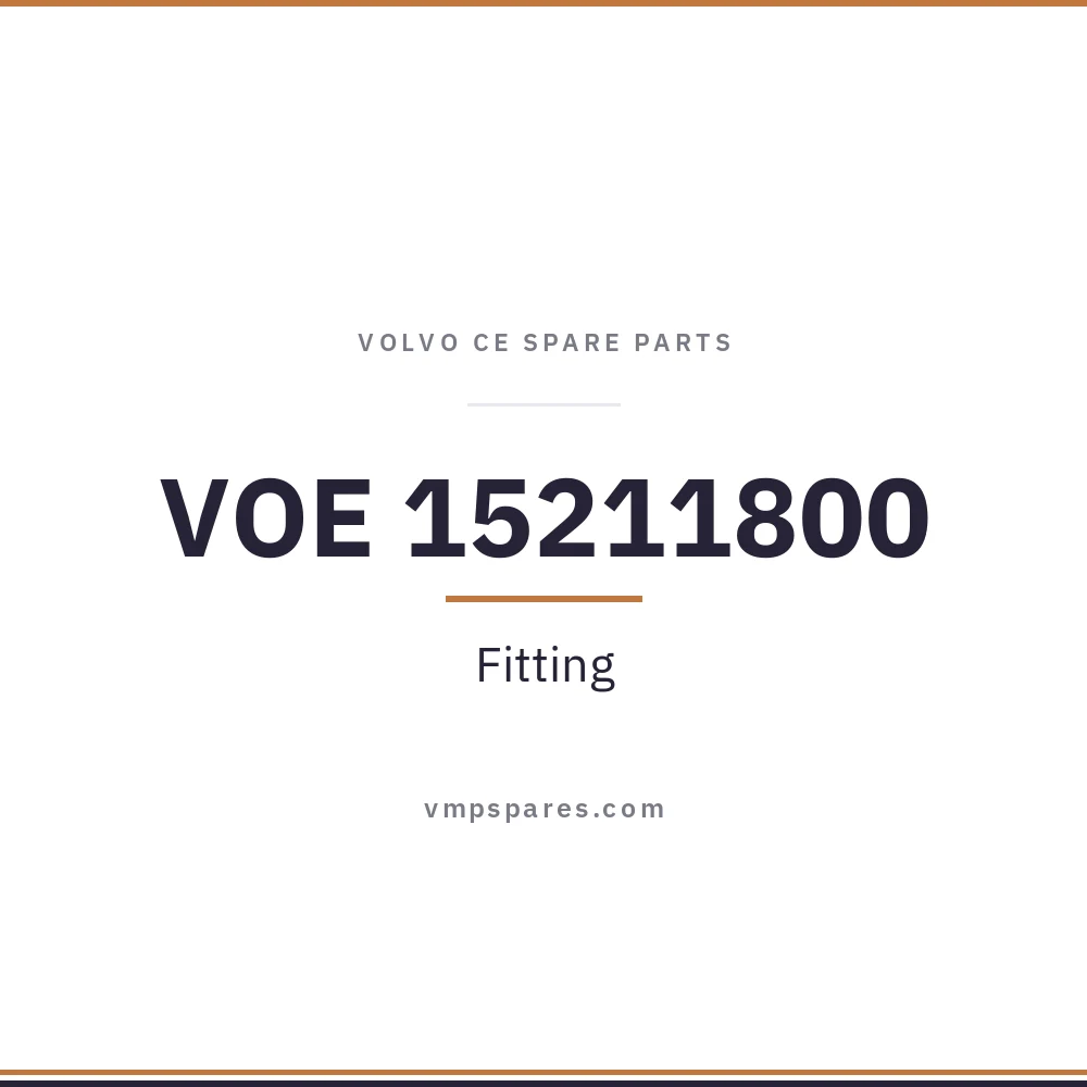 VOE 15211800 – Fitting