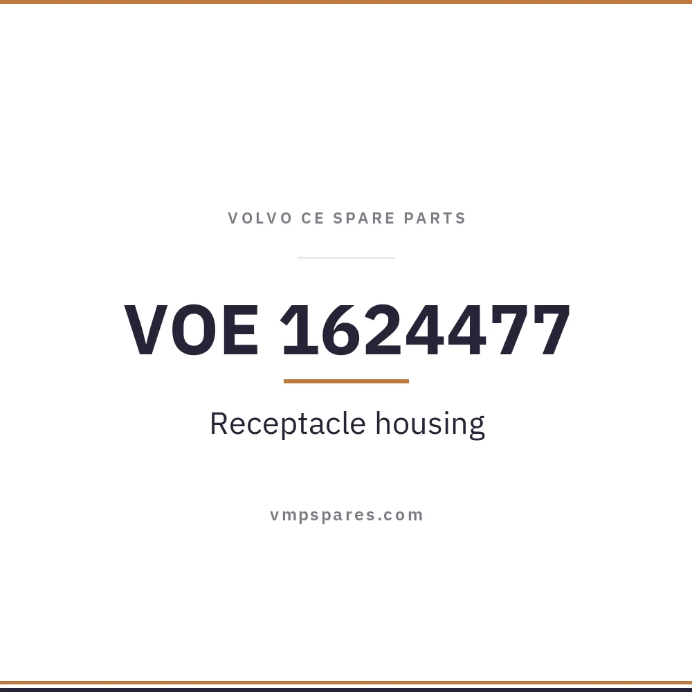 VOE 1624477 – Receptacle housing
