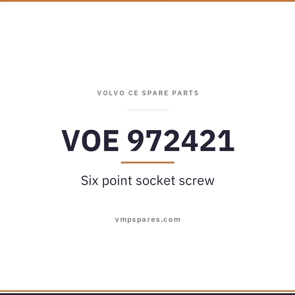VOE 972421 – Six point socket screw