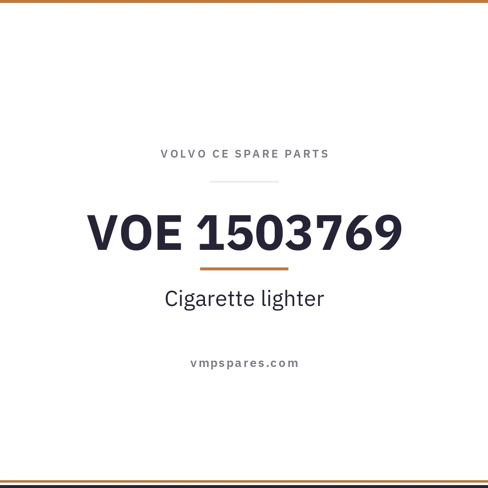 VOE 1503769 – Cigarette lighter