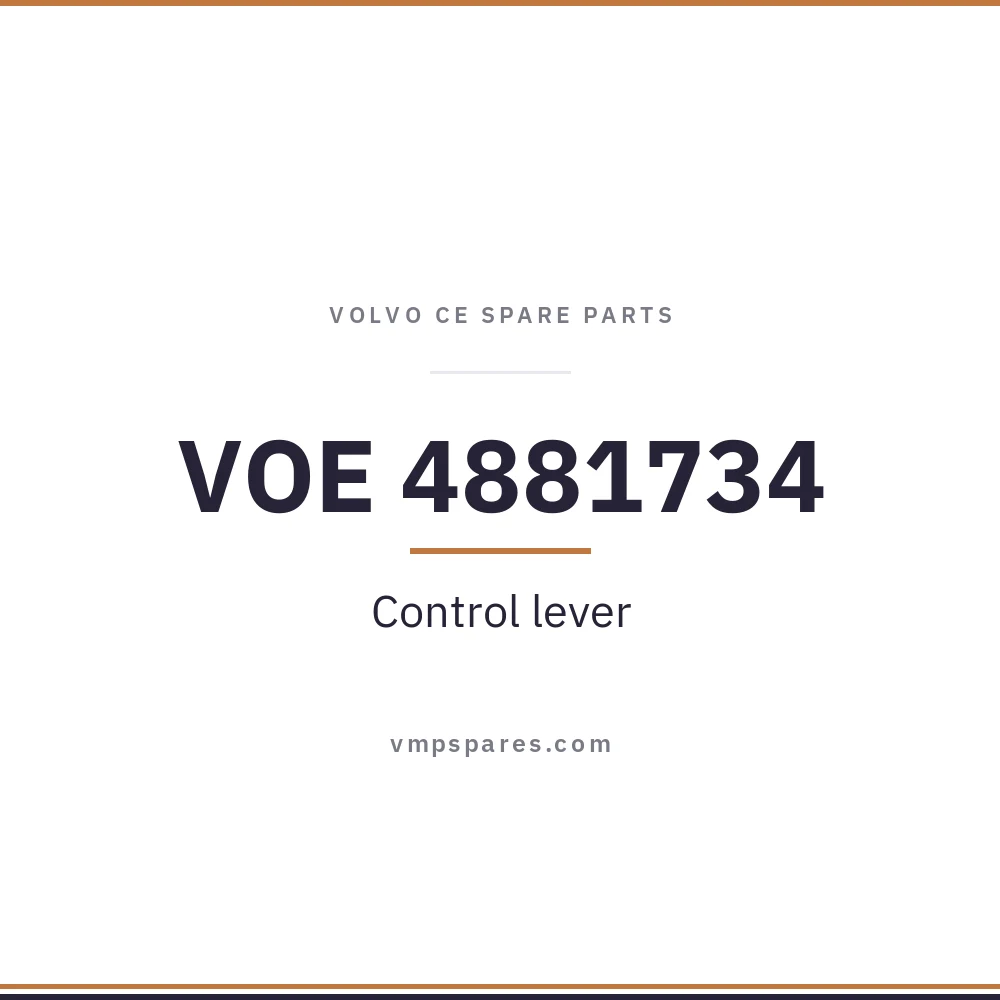 VOE 4881734 – Control lever