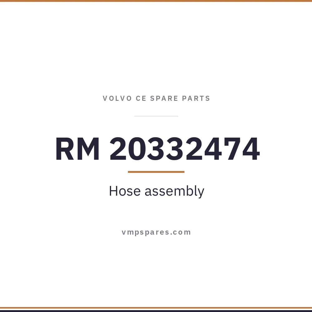RM 20332474 – Hose assembly