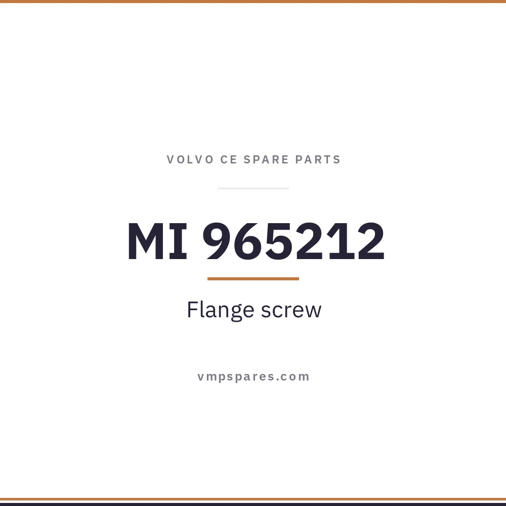 MI 965212 – Flange screw