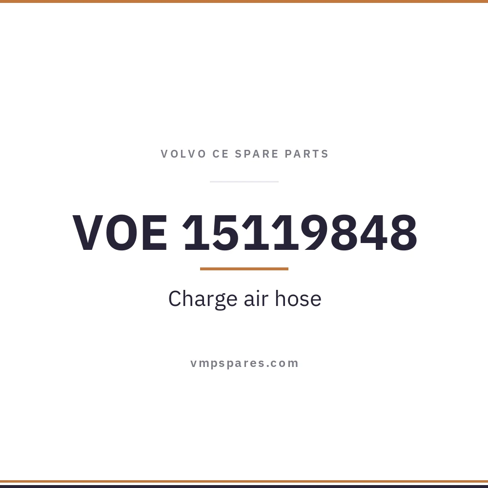 VOE 15119848 – Charge air hose
