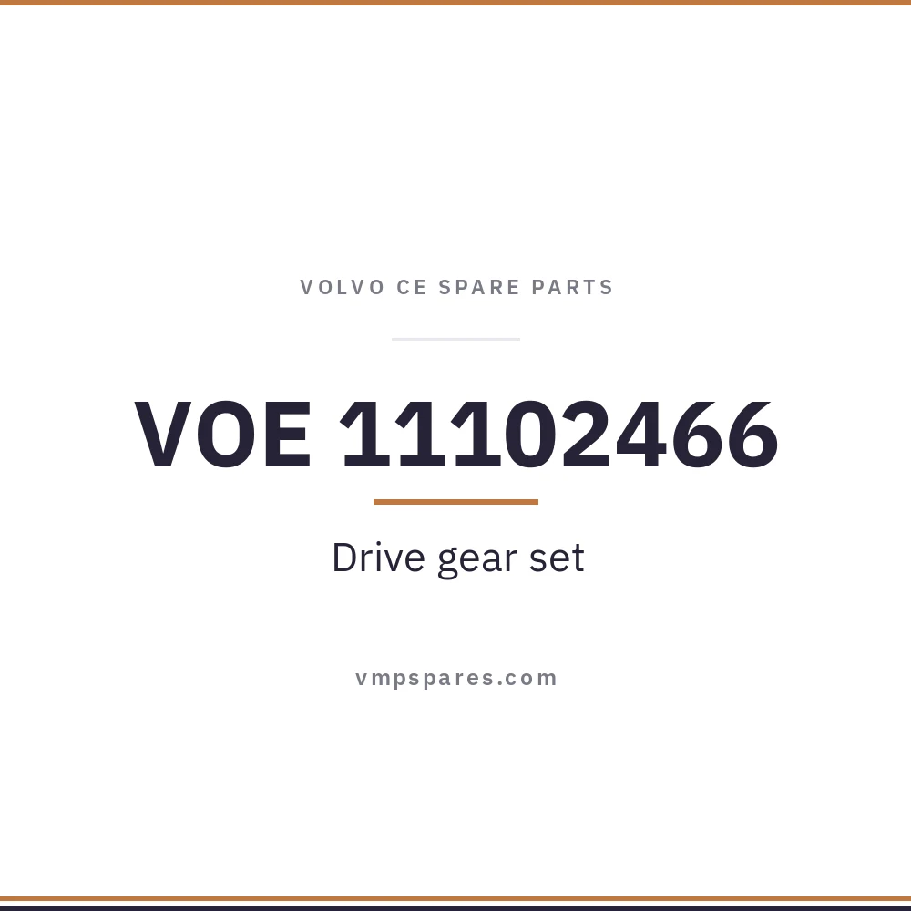 VOE 11102466 – Drive gear set