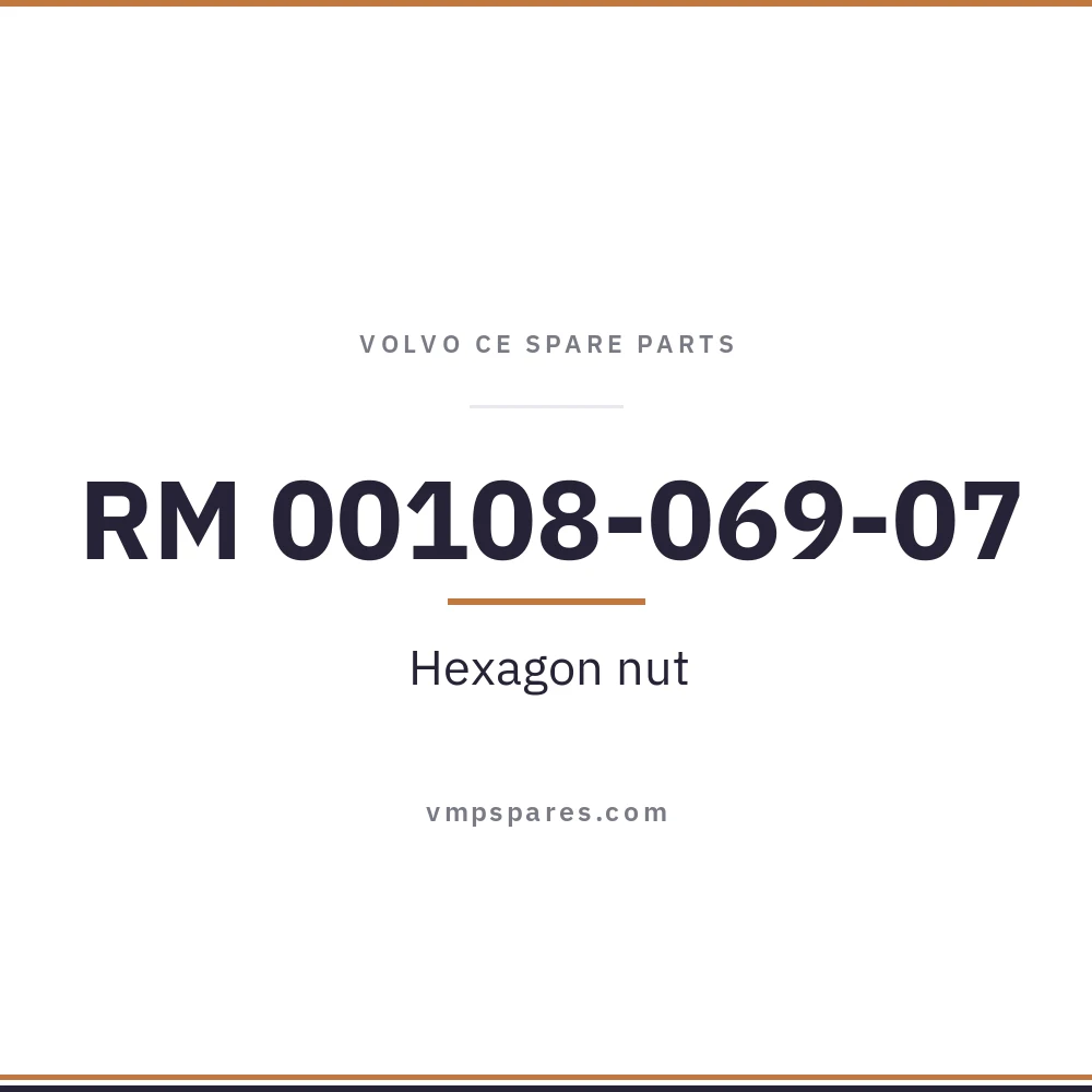 RM 00108-069-07 – Hexagon nut
