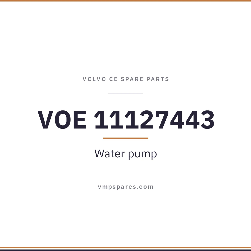 VOE 11127443 – Water pump
