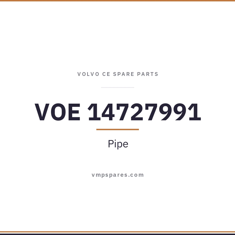 VOE 14727991 – Pipe