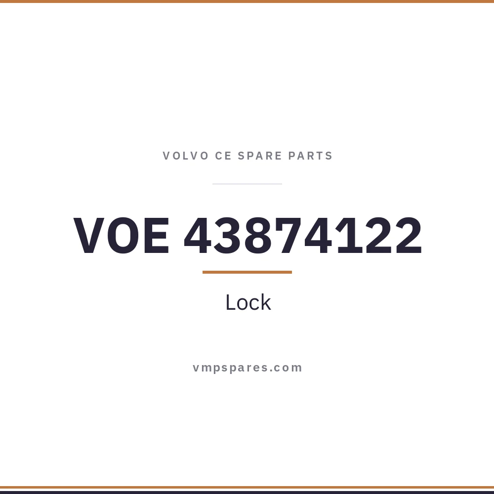 VOE 43874122 – Lock