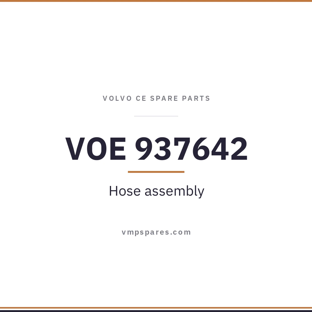 VOE 937642 – Hose assembly
