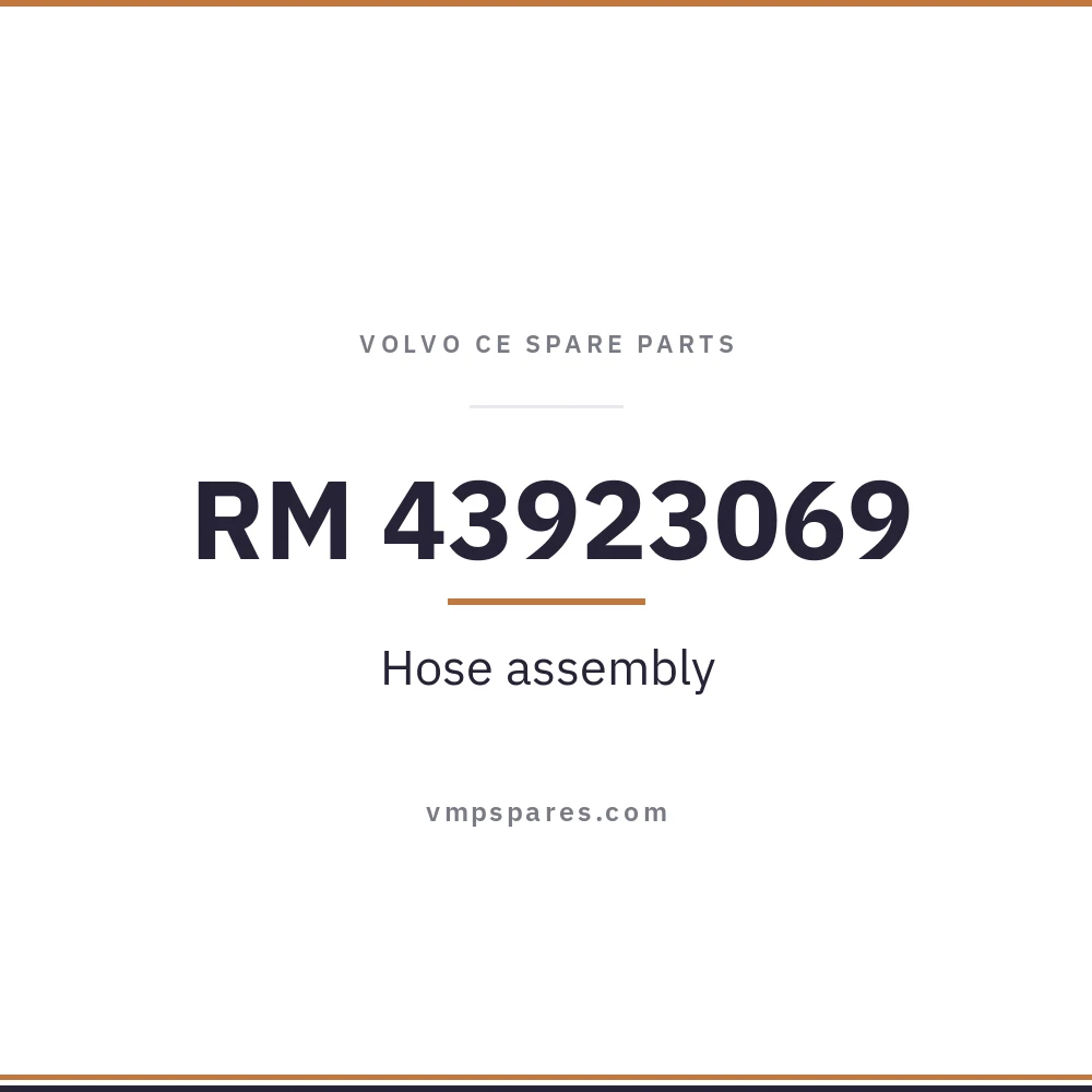 RM 43923069 – Hose assembly