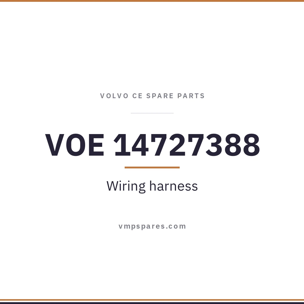 VOE 14727388 – Wiring harness