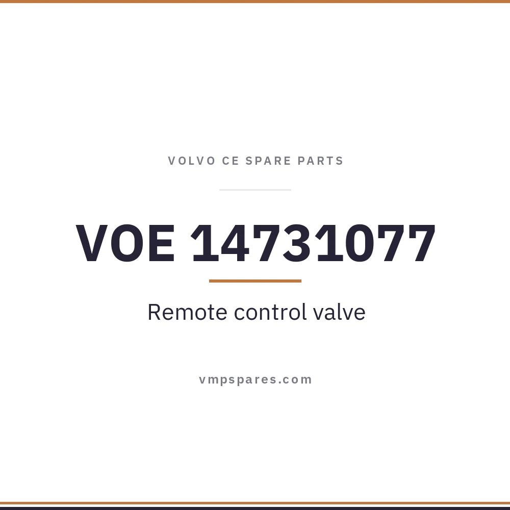 VOE 14731077 – Remote control valve