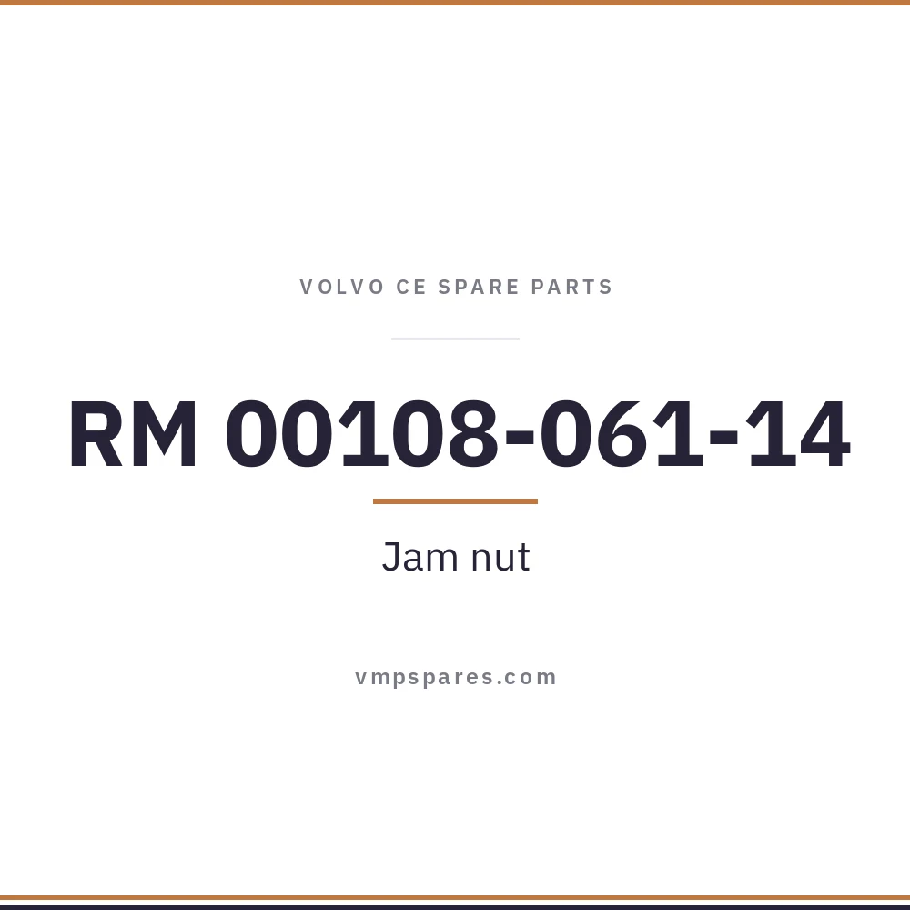 RM 00108-061-14 – Jam nut