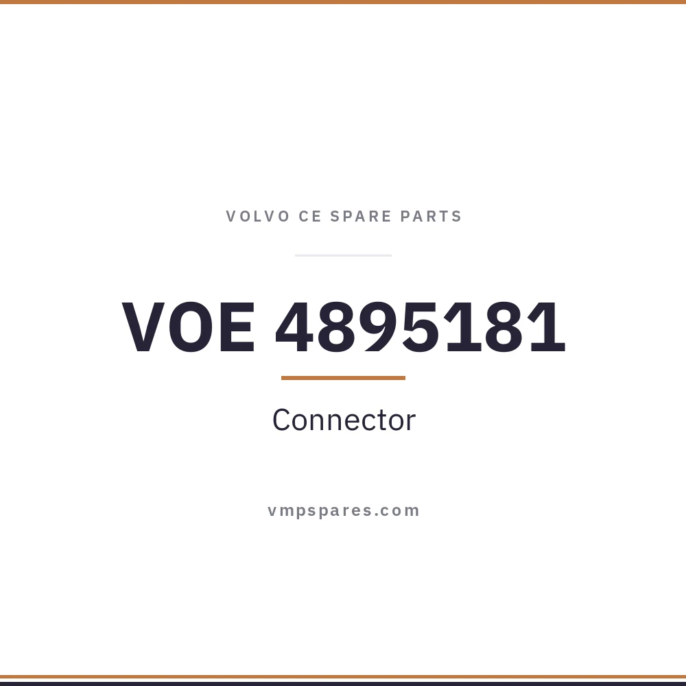 VOE 4895181 – Connector