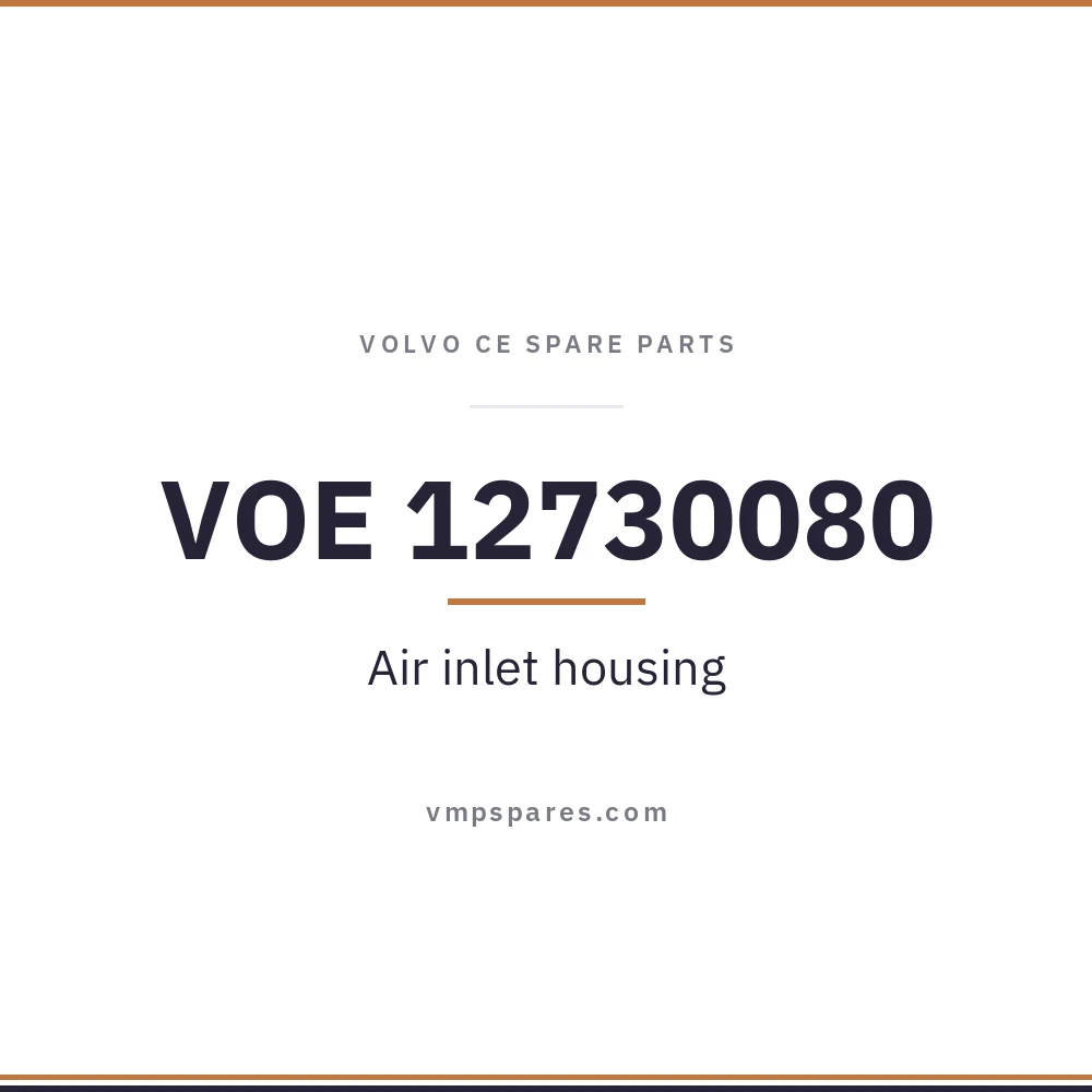 VOE 12730080 – Air inlet housing