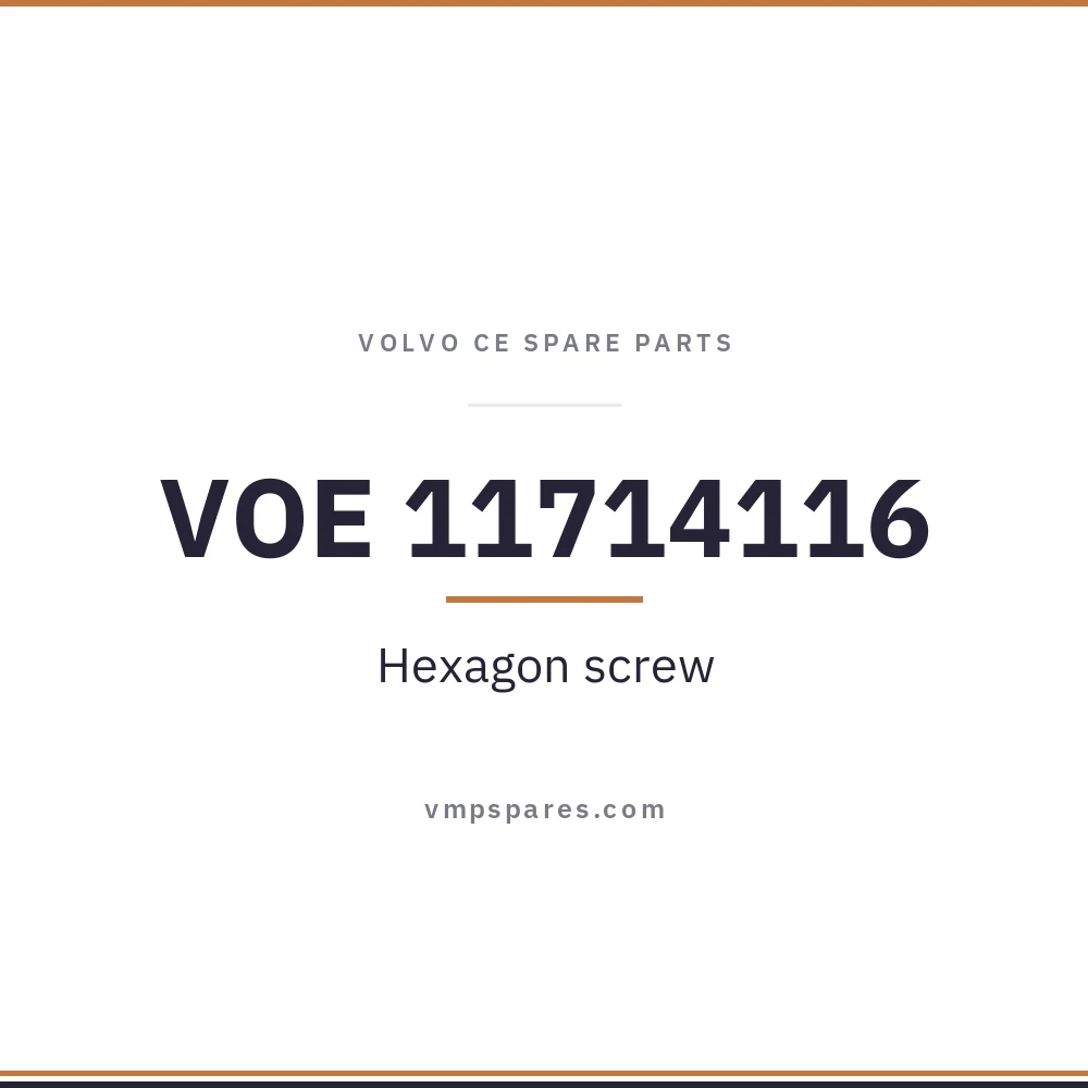 VOE 11714116 – Hexagon screw